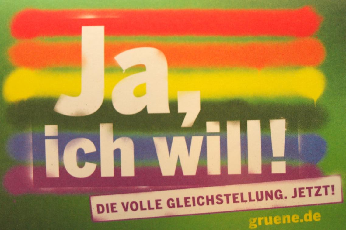 Ja, ich will.