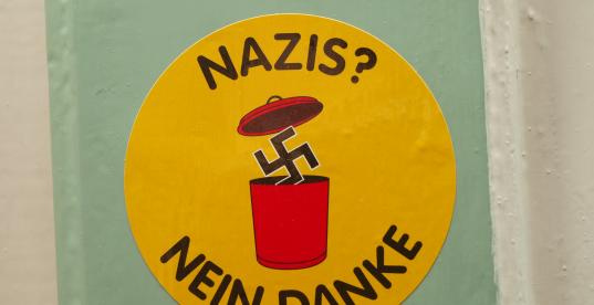 Sticker Nazis nein danke