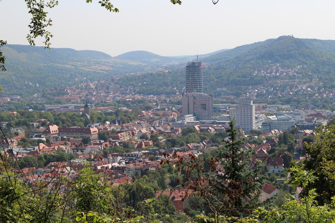 Jena Panoramablick Stadt