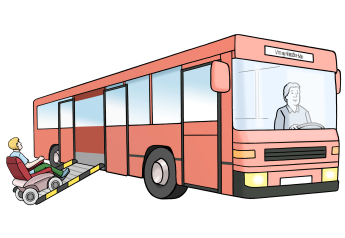 Bus behindertengerecht 