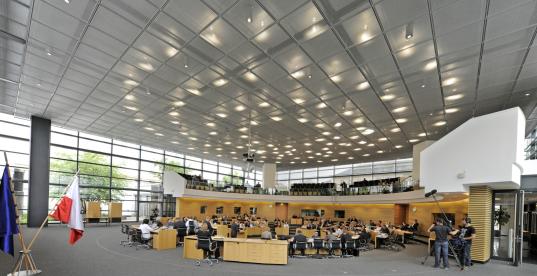Plenarsaal im Thüringer Landtag 